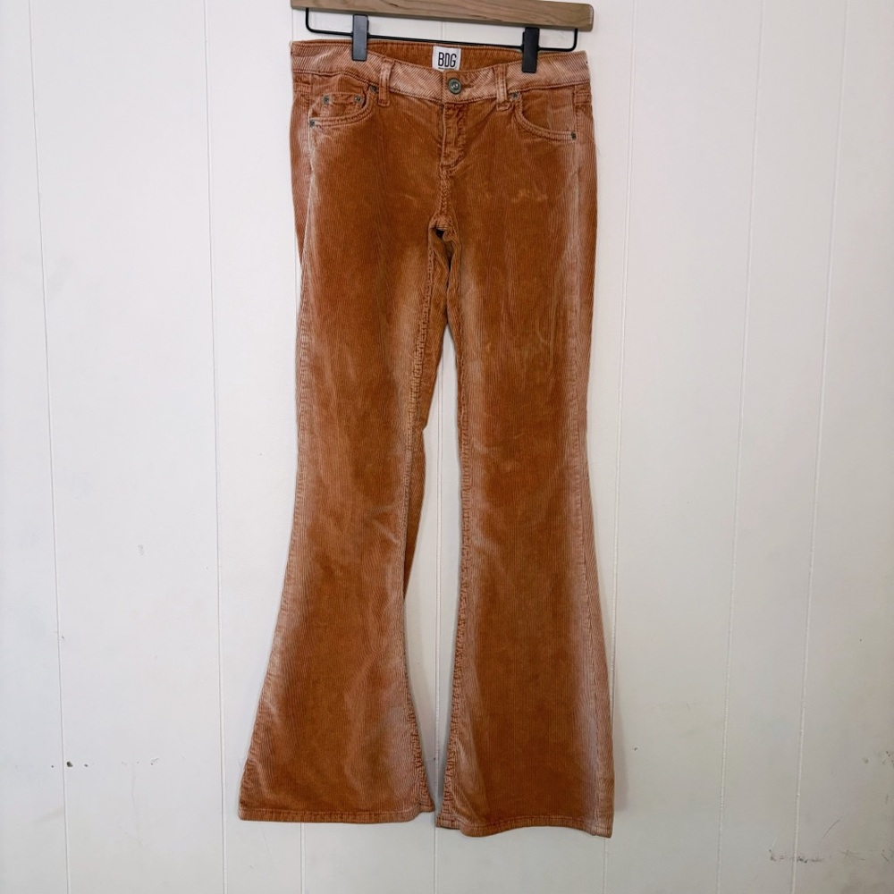 BDG Orange Flare Corduroy 25x32